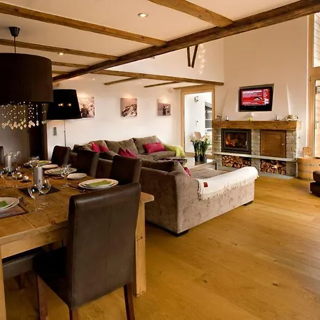 Panorama Chalet With Views To The Glaciers And The Dom 펜션 Saas Fee